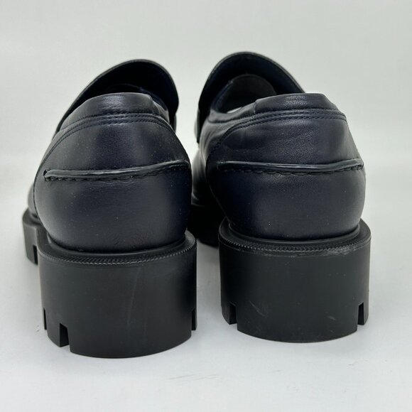 Christian Louboutin CL MOC LUG FLAT Leather Loafers Moccasin Shoes Marine - Picture 7 of 12